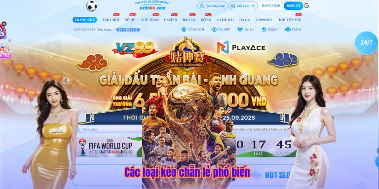 Các loại kèo chẵn lẻ phổ biến