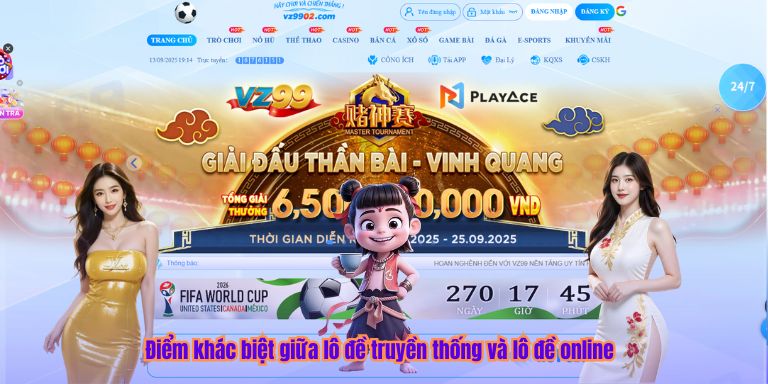 Điểm khác biệt giữa lô đề truyền thống và lô đề online