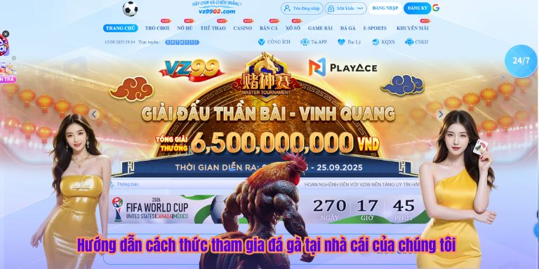 Hướng dẫn cách thức tham gia đá gà tại nhà cái của chúng tôi
