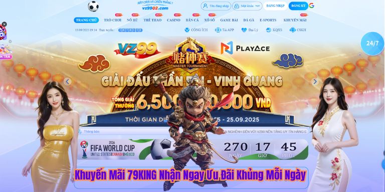 Khuyến Mãi 79KING Nhận Ngay Ưu Đãi Khủng Mỗi Ngày