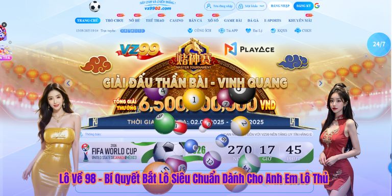 Lô Về 98 – Bí Quyết Bắt Lô Siêu Chuẩn Dành Cho Anh Em Lô Thủ