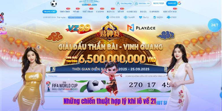 Những chiến thuật hợp lý khi lô về 21