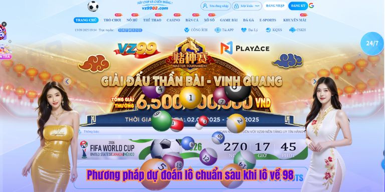 Phương pháp dự đoán lô chuẩn sau khi lô về 98