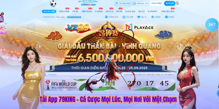 Tải App 79KING – Cá Cược Mọi Lúc, Mọi Nơi Với Một Chạm
